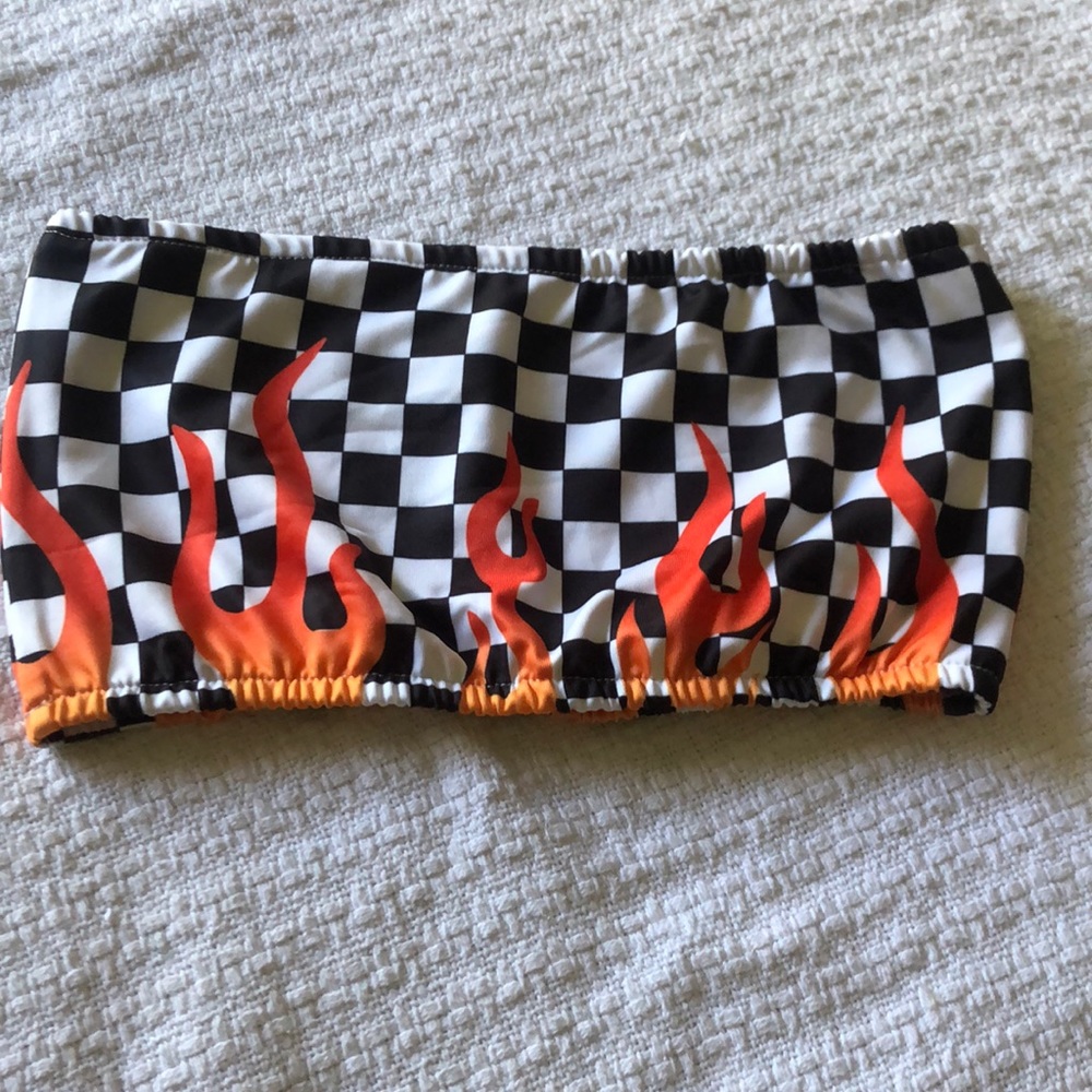 Fire checkered top